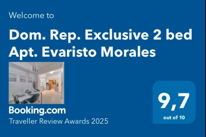 Dom. Rep. Exclusive 2 Bed Apt. Evaristo Morales Santo Domingo Bagian luar foto